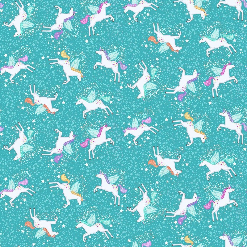 Fairy Dust Unicorn Teal